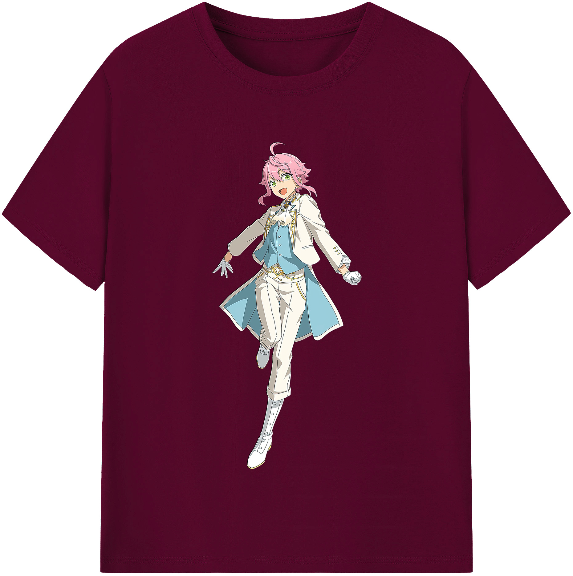 （画像用） あんさんぶるスターズ! Ensemble Stars レディースカジュアルプリントTシャツ（綿100％）